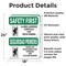 Signmission Safety Culture Sign, 18 in Width, Vinyl Decal, Rectangle, Bilingual OS-2PACK-SF-D-1824-L-10755 - alternate 3